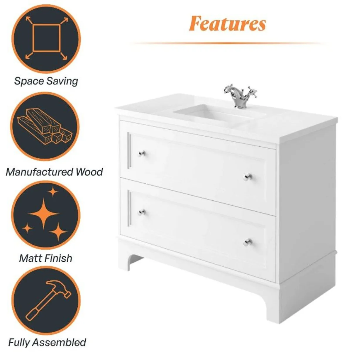 Traditional Vanity Unit - Image 3