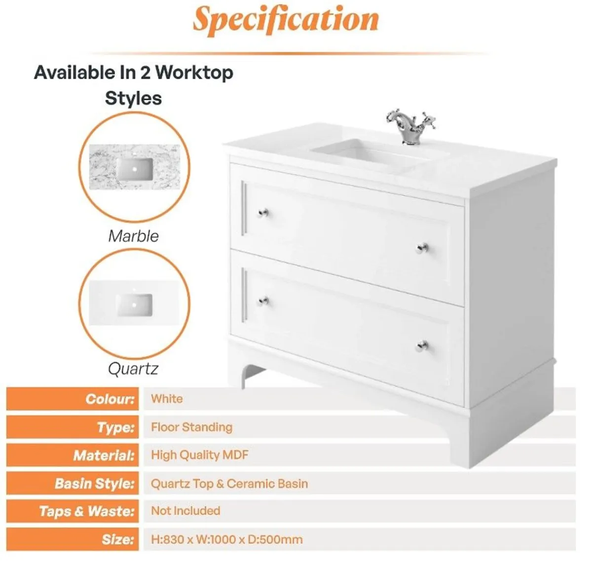 Traditional Vanity Unit - Image 4