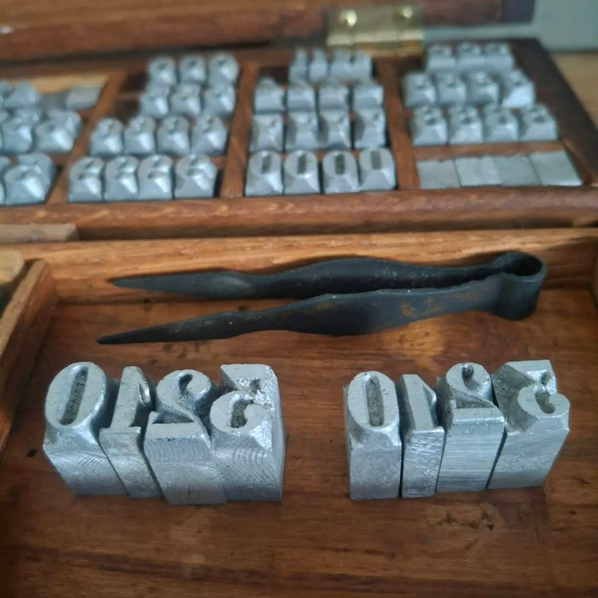 Vintage Letterpress Stamping Block Set - Image 4