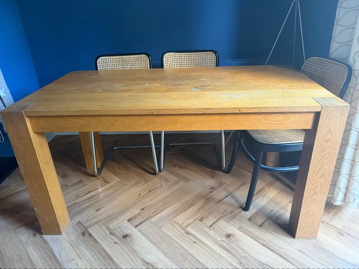 Solid wood  dining table - Image 1