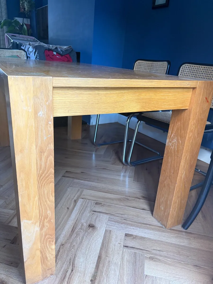 Solid wood  dining table - Image 3