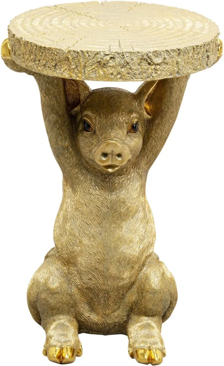 Side Table Animal Pig 34CM Diameter Modern Motif - Image 1