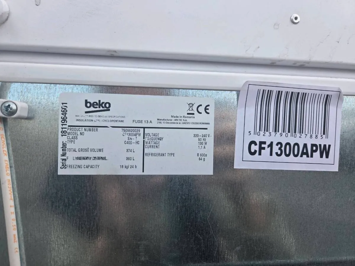 Chest freezer Beko like new - Image 3
