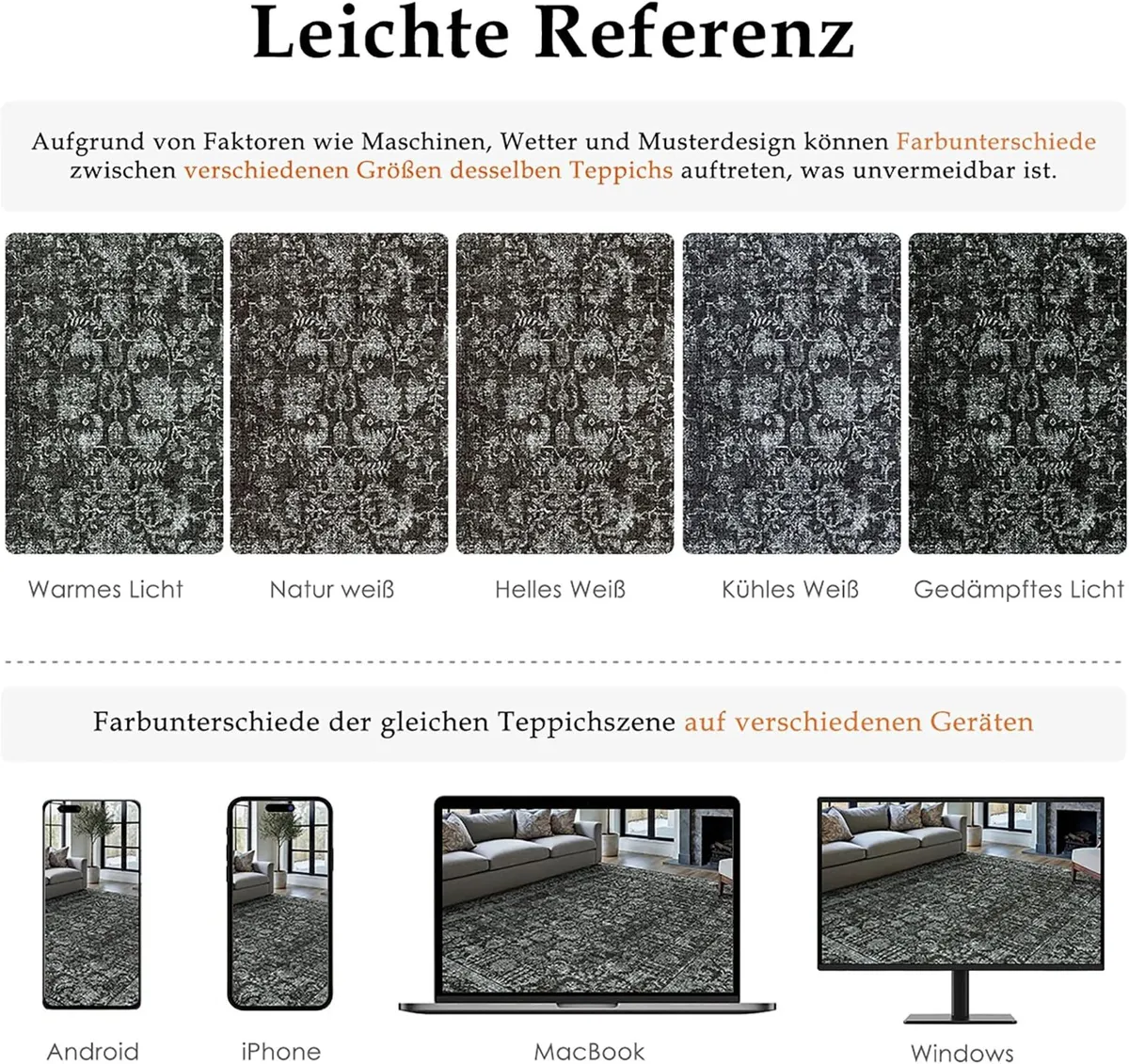 Vintage Rugs Living Room Area Rug 180x270CM - Image 2