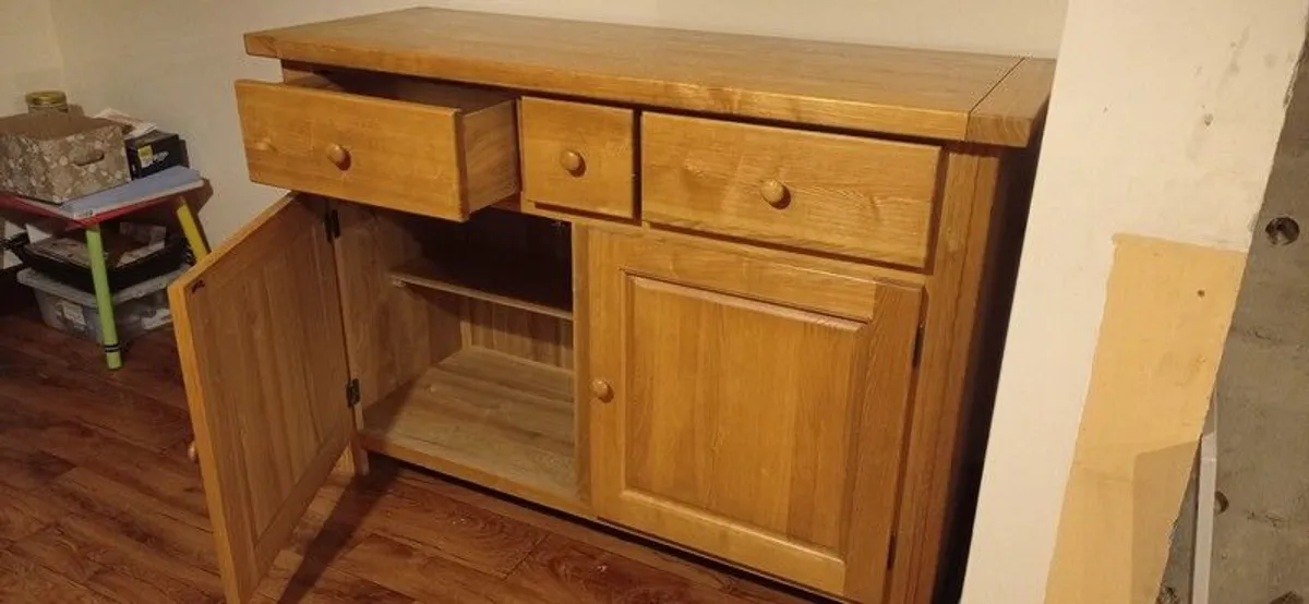 Solid Oak Sideboard - Image 2