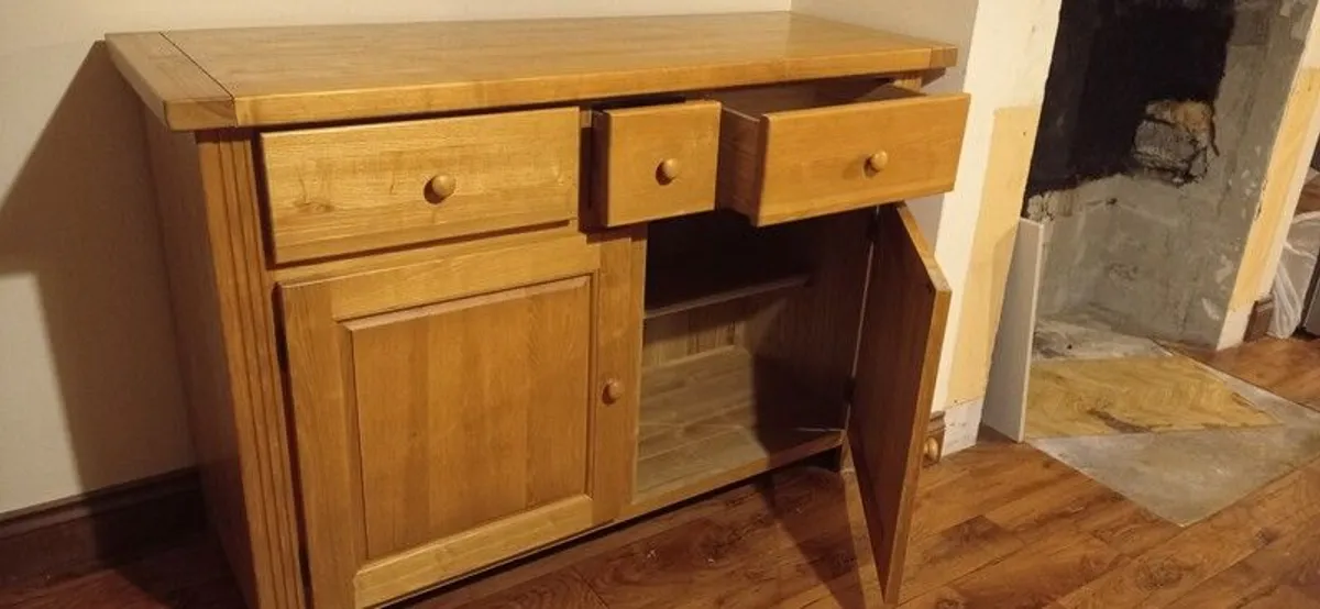 Solid Oak Sideboard - Image 3