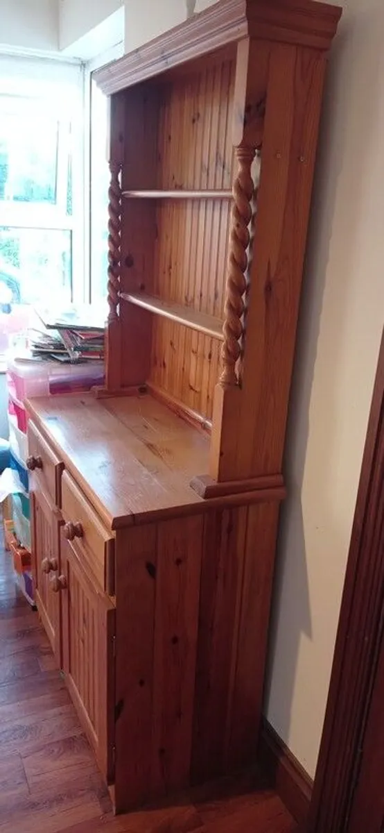 Pine Wooden Welsh Dresser - Image 2