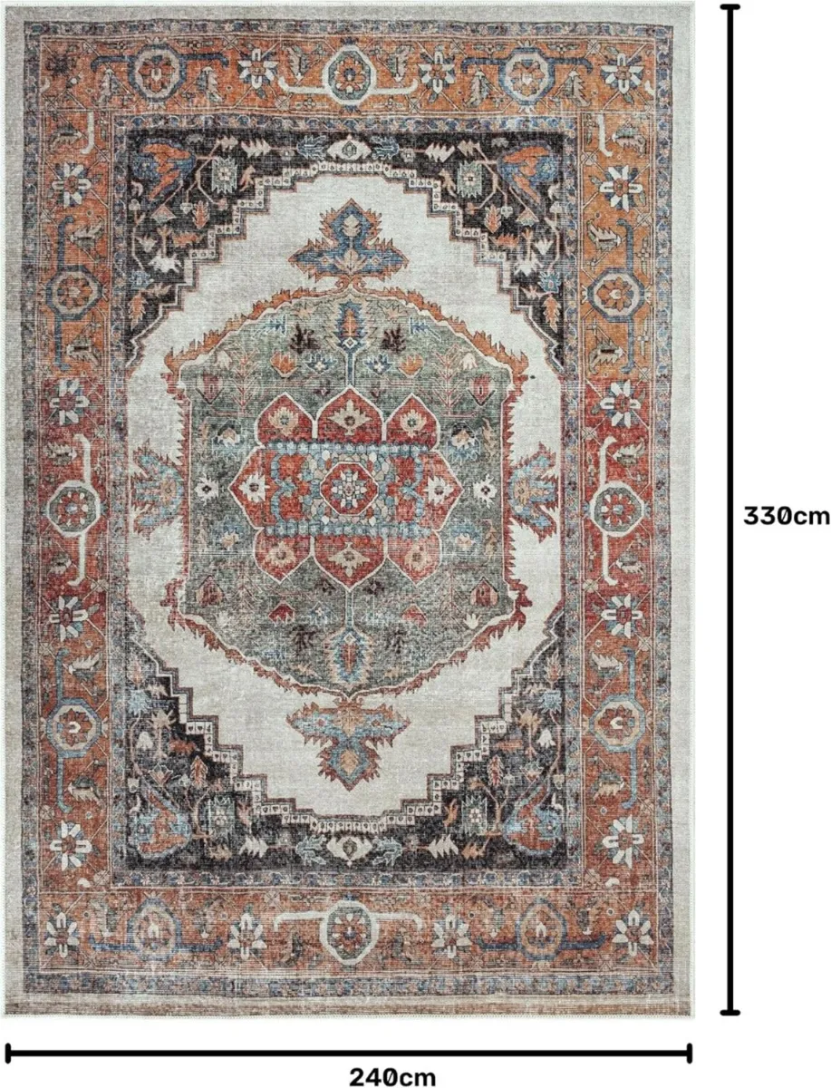 Washable Rug 75% Recycled Cotton Short Pile - Image 2