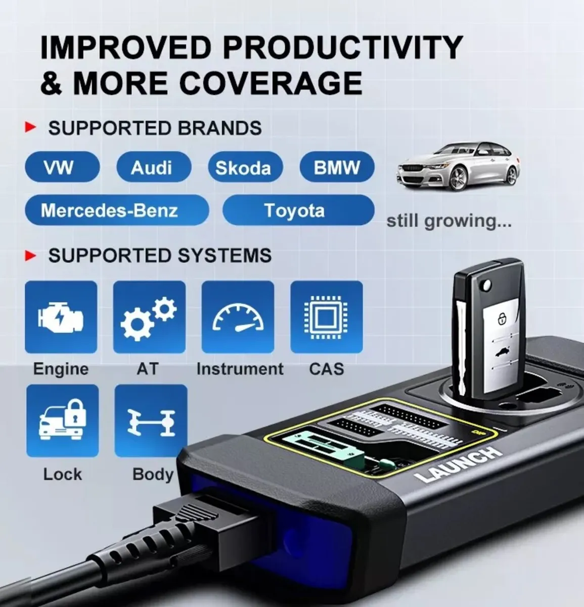 Launch X-PROG3 Key and Immobilizer Programmer IMMO - Image 3