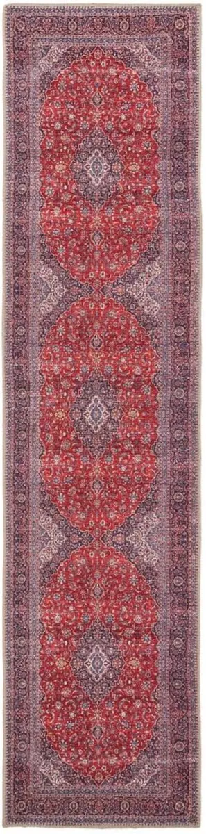 Traditional Cotton Hallway Runner Rug - Image 1