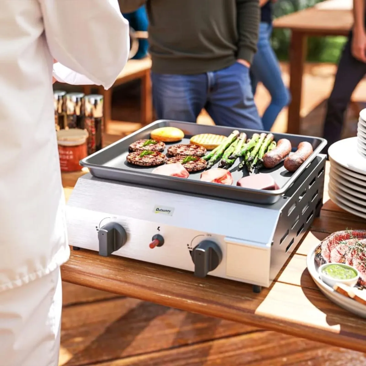 Two Burner Portable Gas Grill

Features:
Two 2.4kW - Image 2