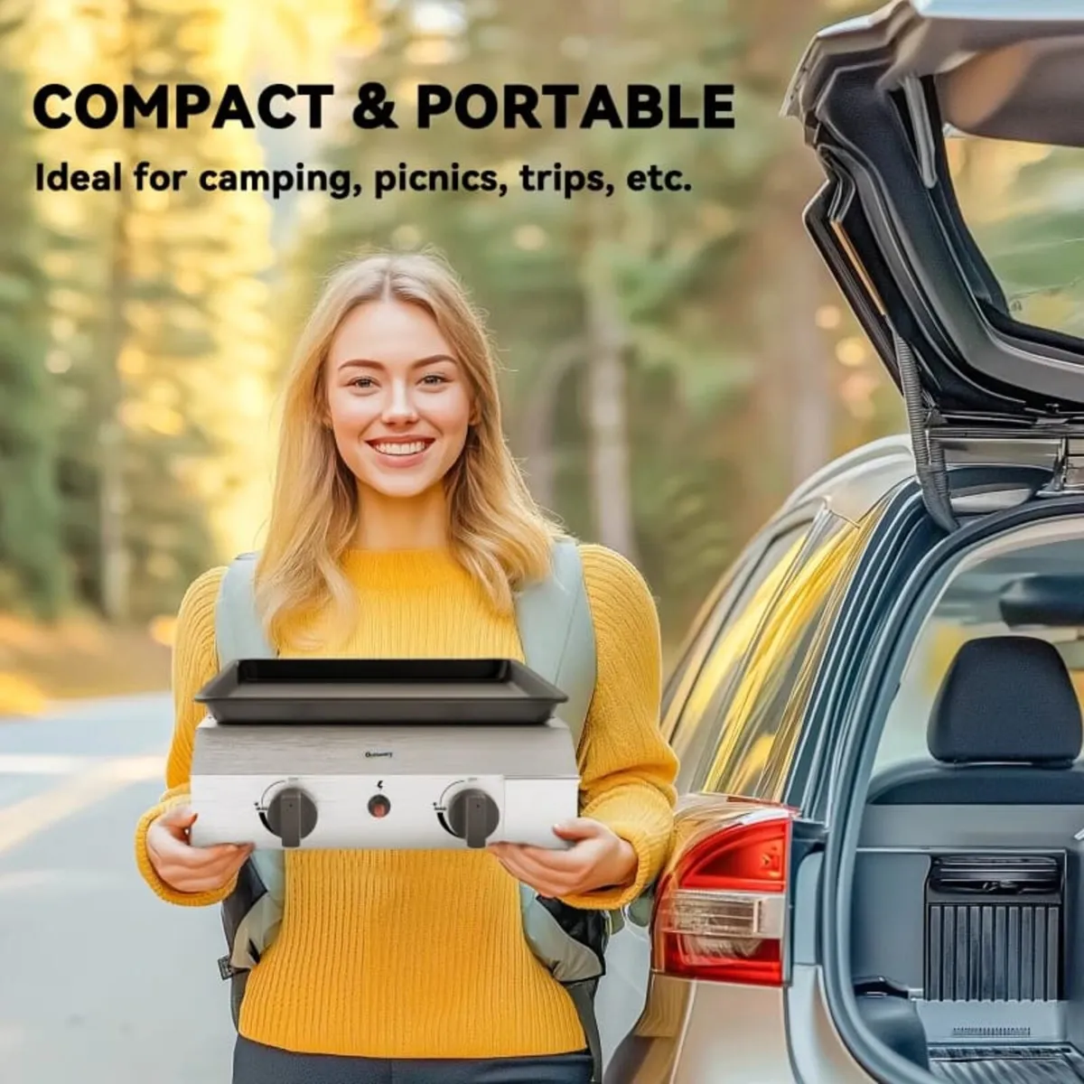 Two Burner Portable Gas Grill

Features:
Two 2.4kW - Image 4