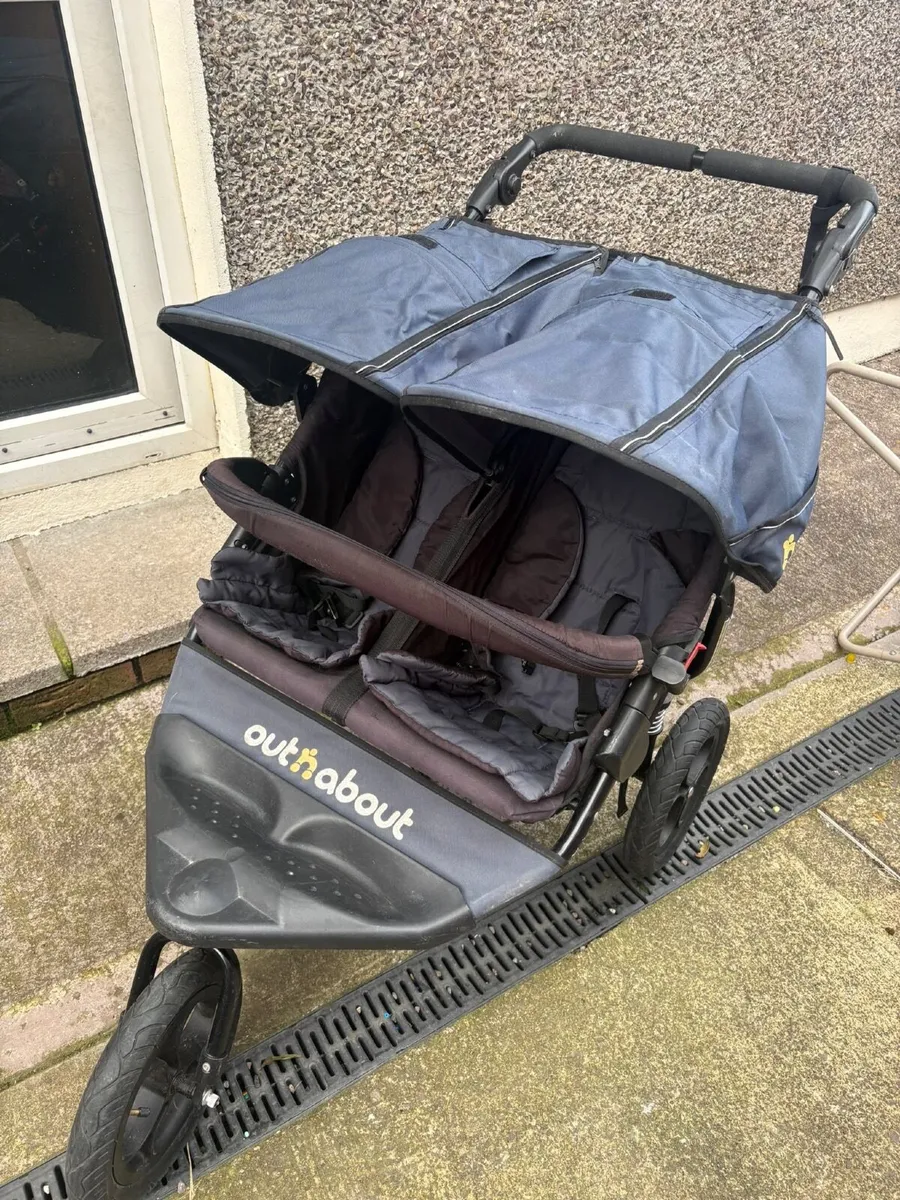 Out n about double buggy