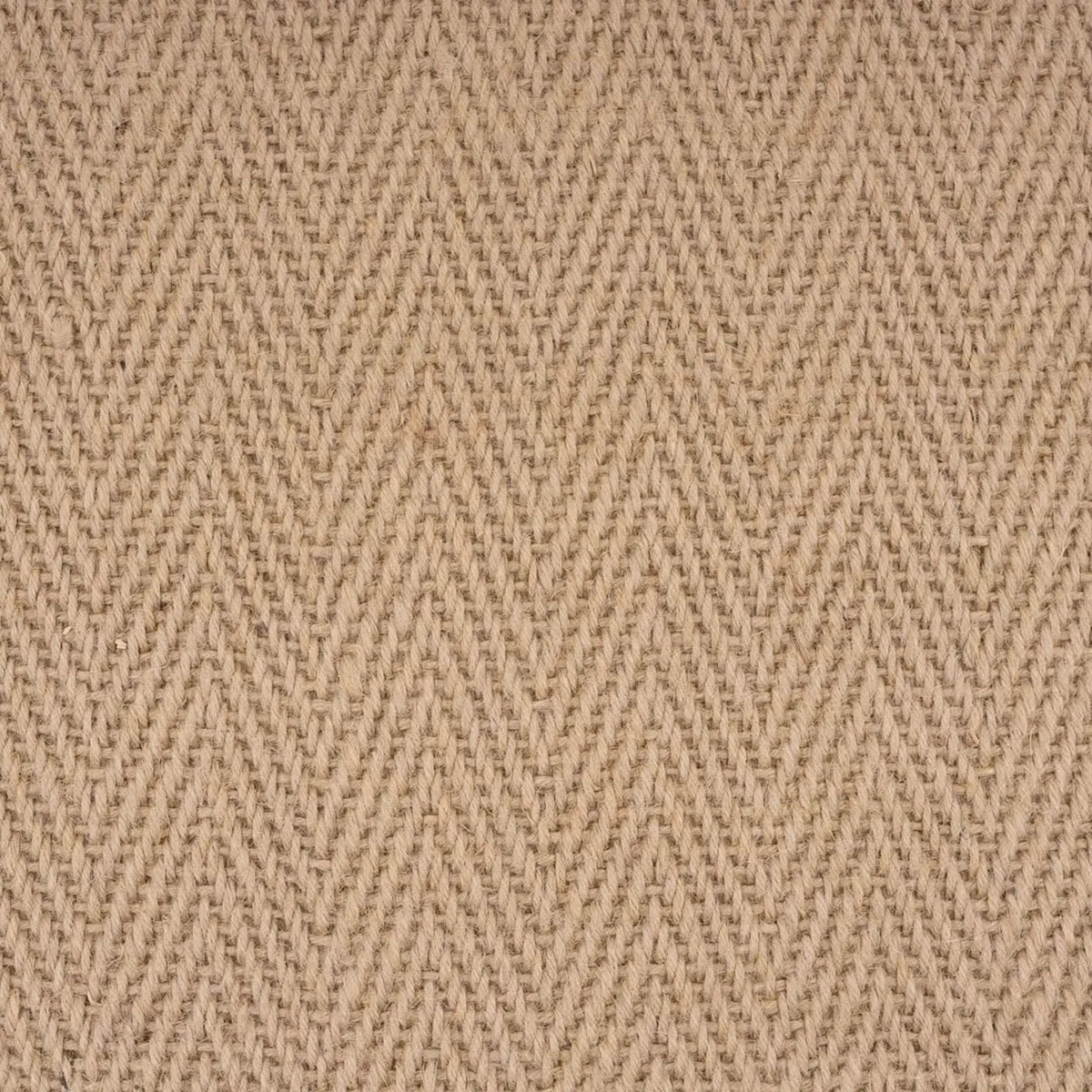 Natural Herringbone Cotton Border Jute Area Rug - Image 4