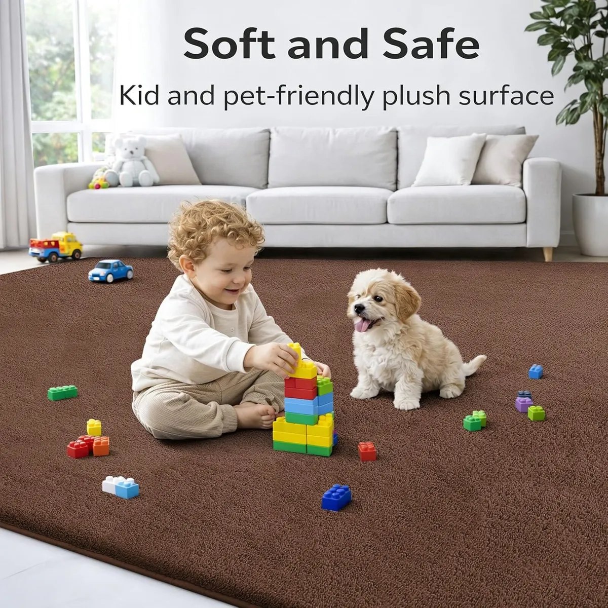 Modern Large Rugs Living Room Non-Slip Carpet - Image 2