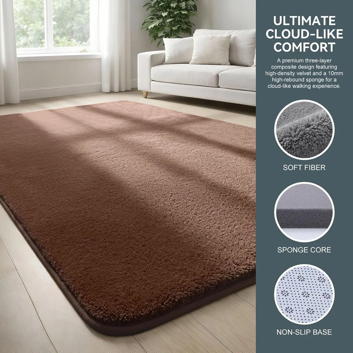 Modern Large Rugs Living Room Non-Slip Carpet - Image 3