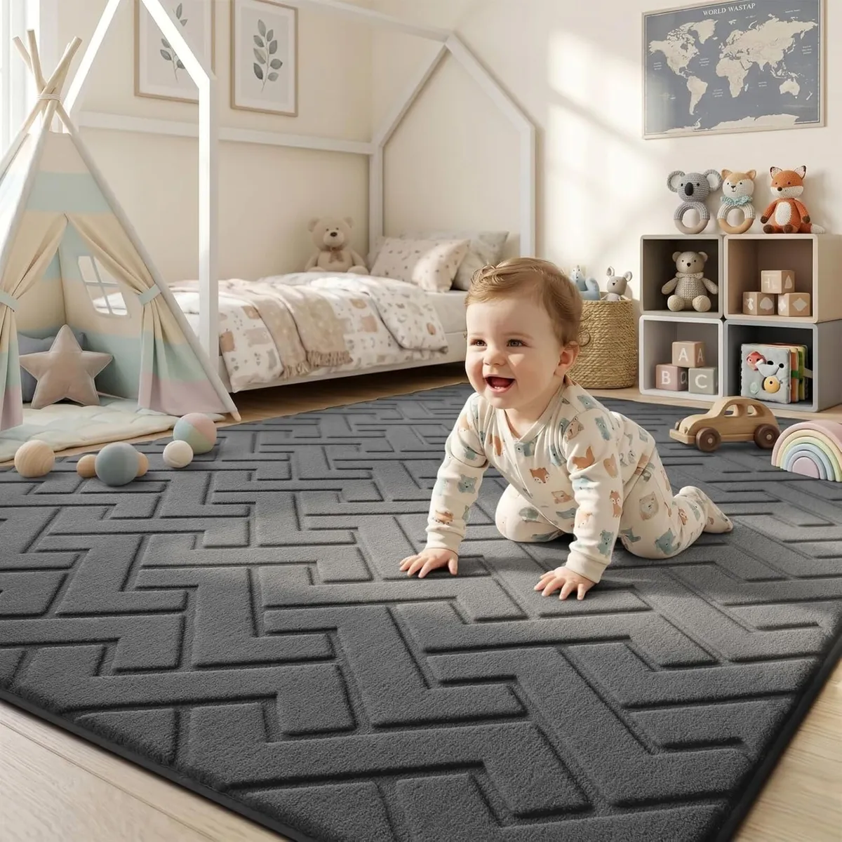 Rugs Living Room Bedroom Large 200x300CM Carpet - Image 2