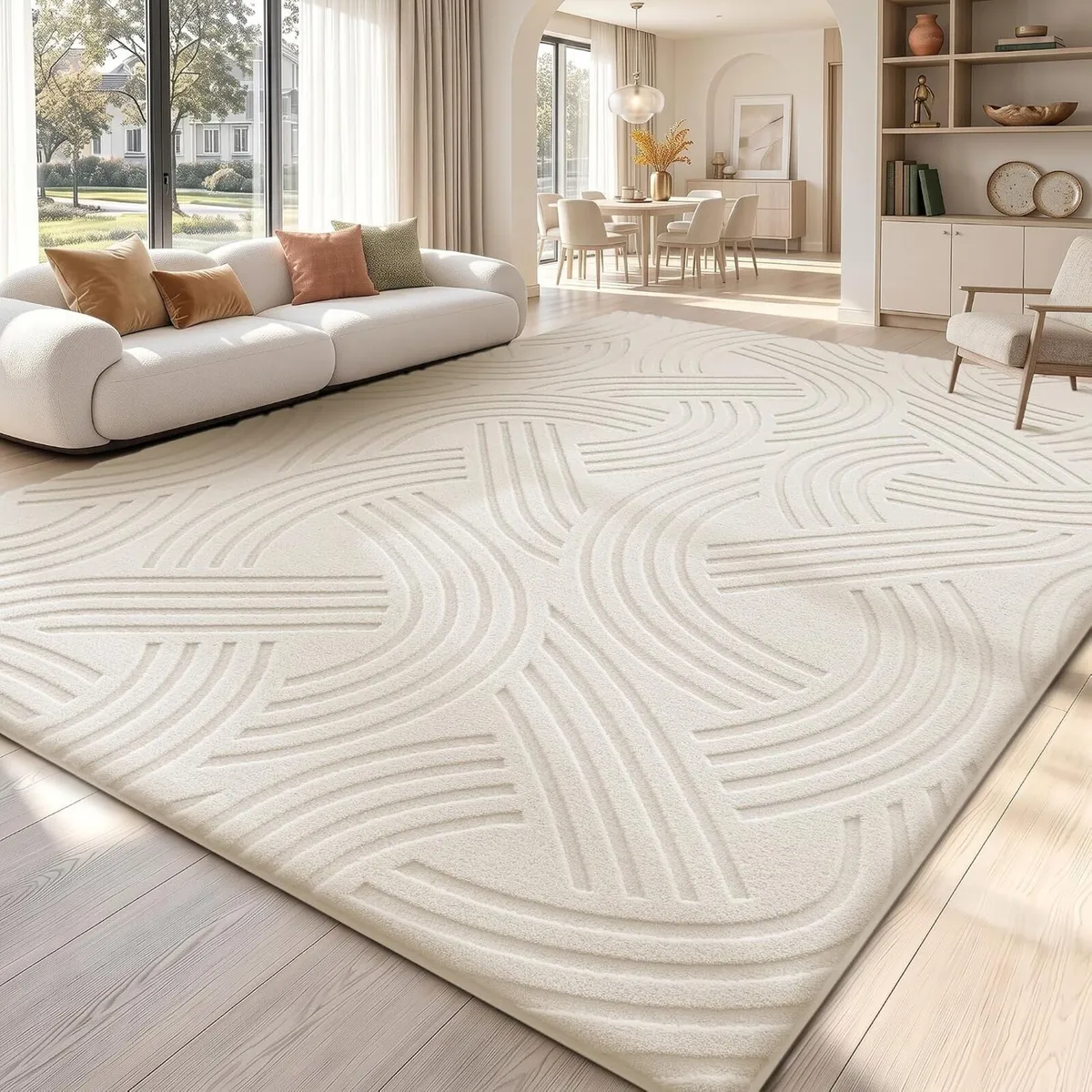Rugs Living Room Bedroom Large Modern Rug - Image 1