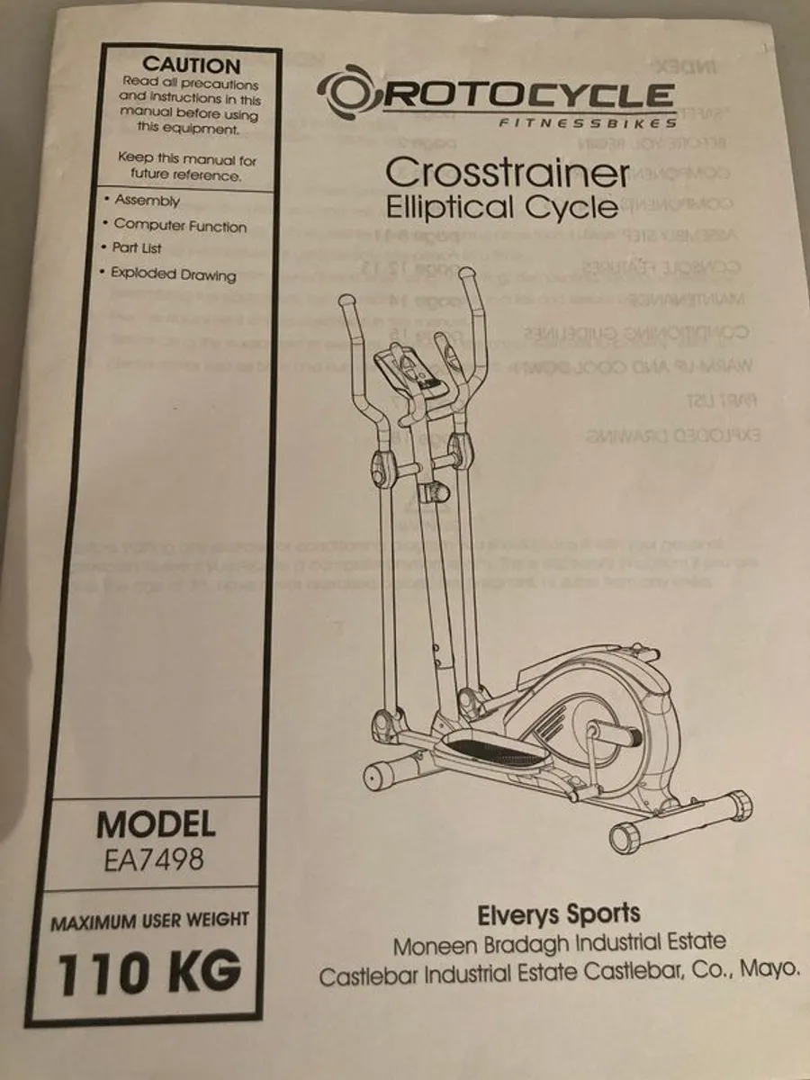 Crosstrainer Elliptical exercise machine - Image 3