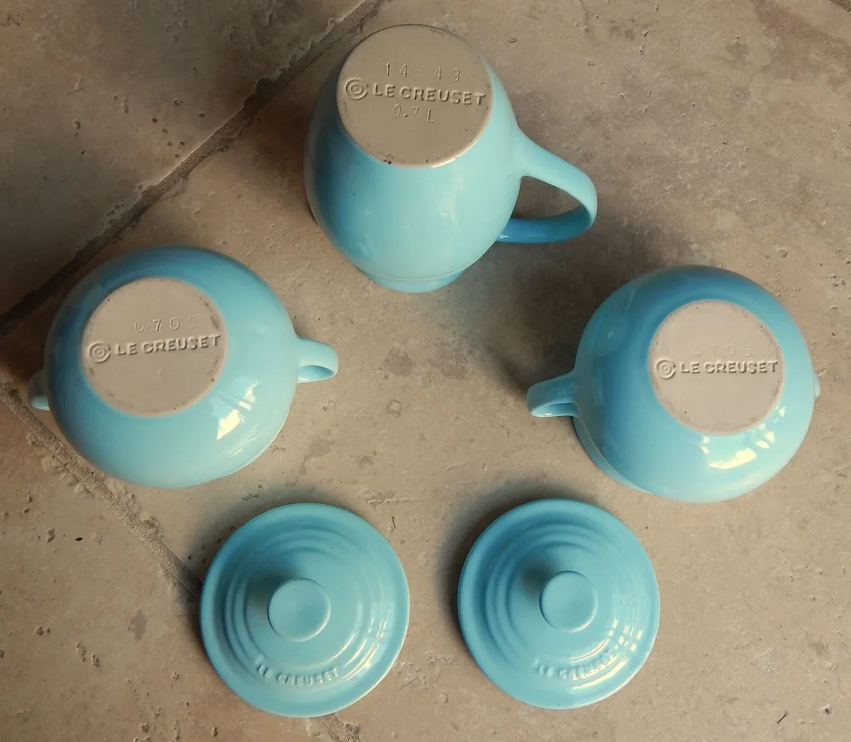 Le Creuset Soup/Mini Cocotte Stoneware Bowls & Jug - Image 4