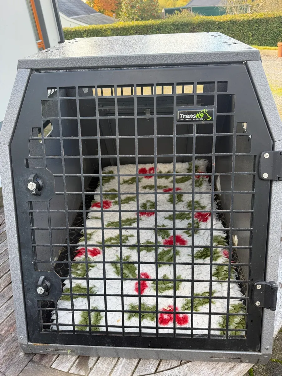 Trans k9 dog travel crate - Image 1