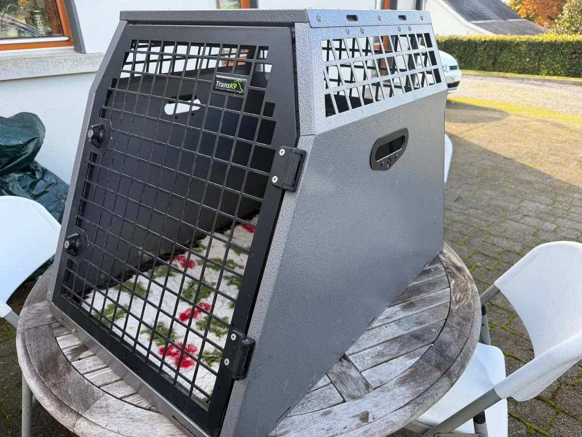 Trans k9 dog travel crate - Image 2