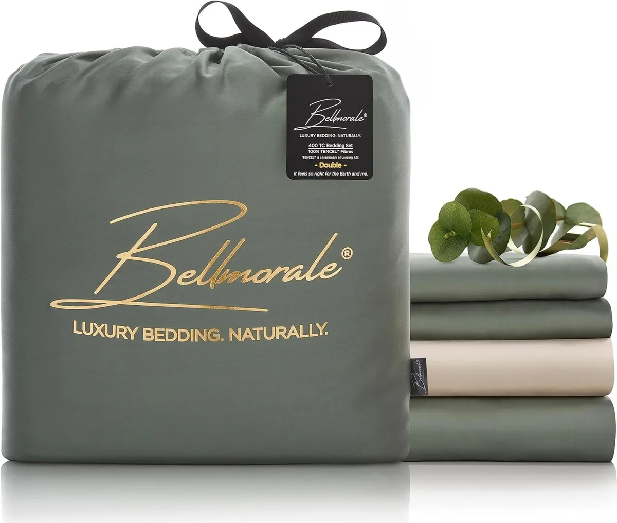 Eucalyptus Silk Bed Set 400 Thread Count - Image 1