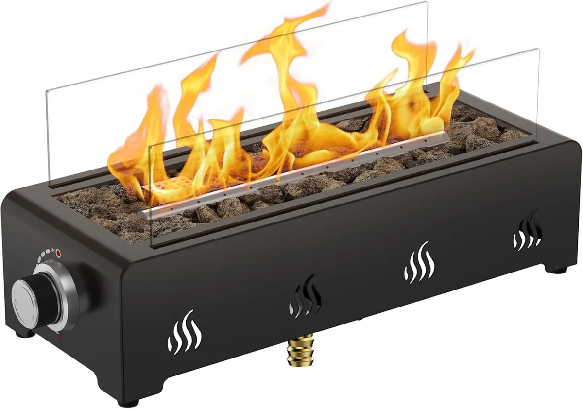 Tabletop Gas Fire Pit Portable Patio - Image 1