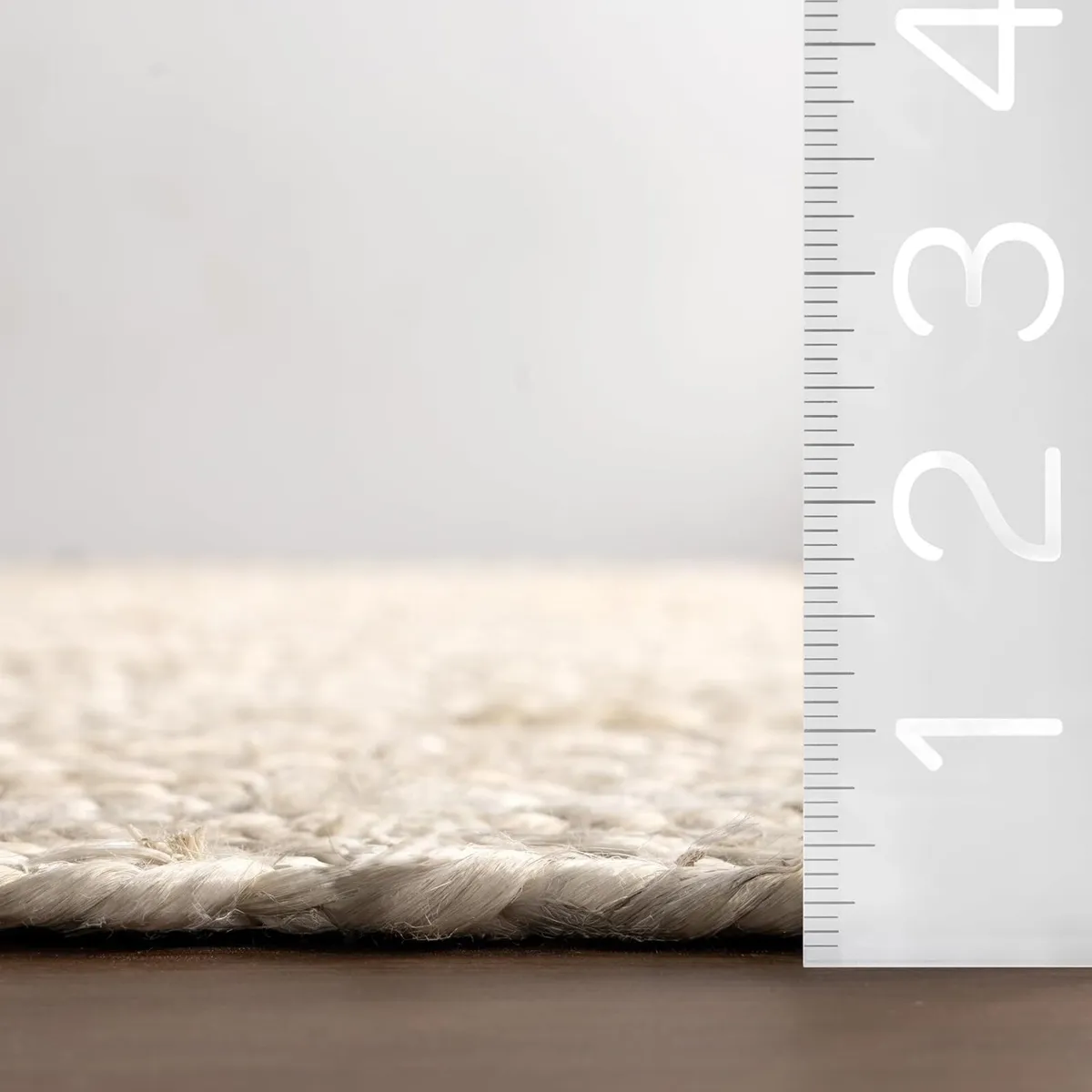 Rigo Hand Woven Farmhouse Jute Runner Rug - Image 2