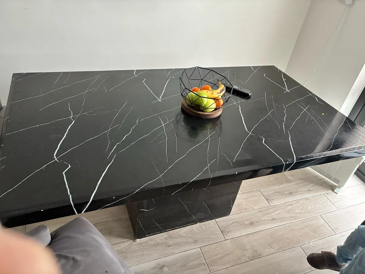 Black Marble like Table - Image 2