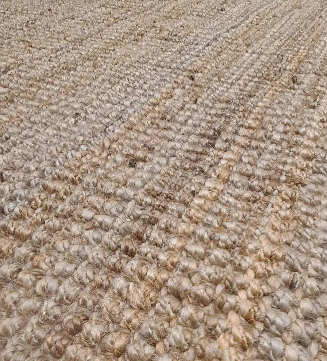 Jute Living Room Rug Natural Dirt Trapper Kitchen - Image 2