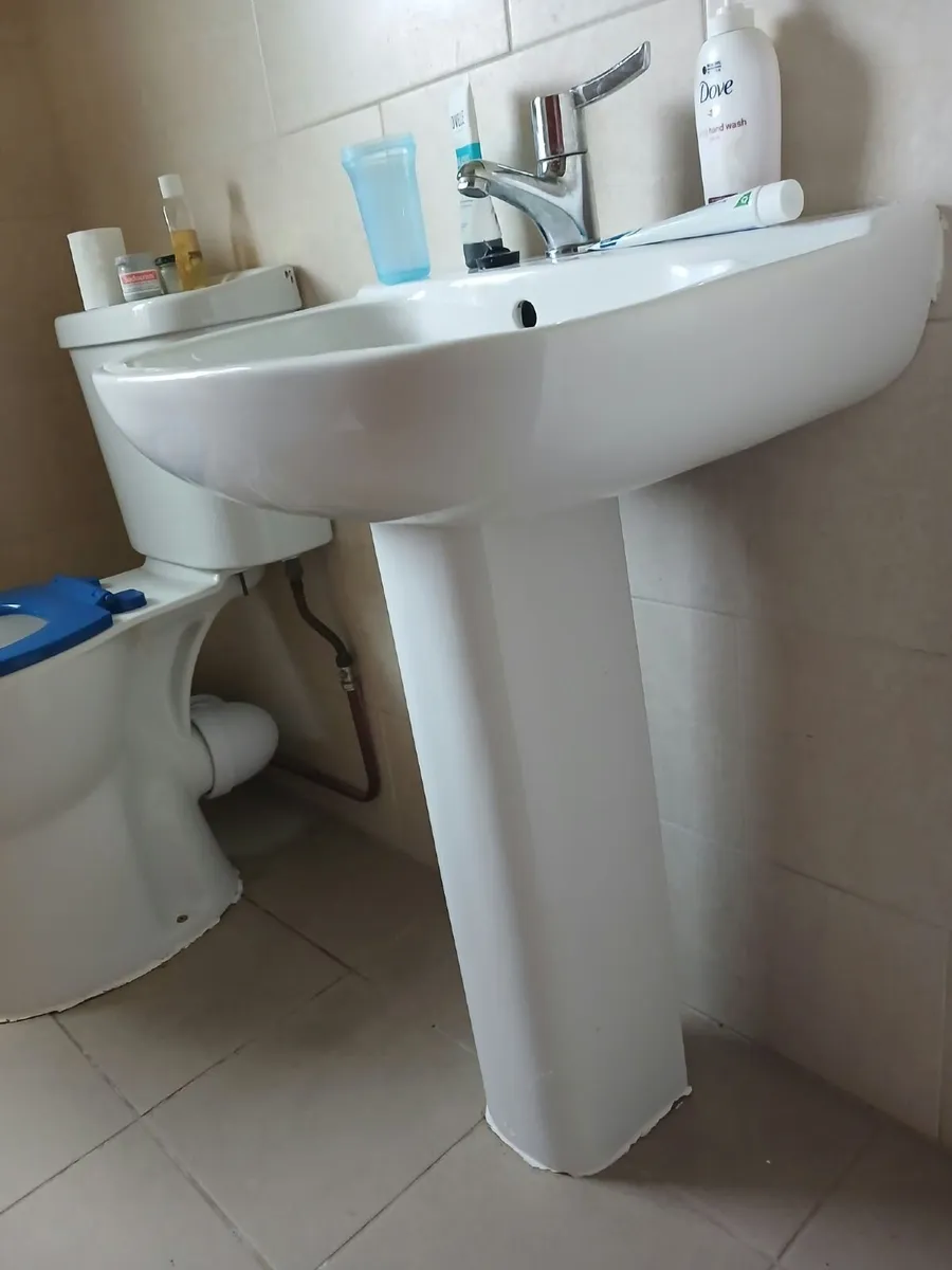 Wash basin and pedastal - Image 2