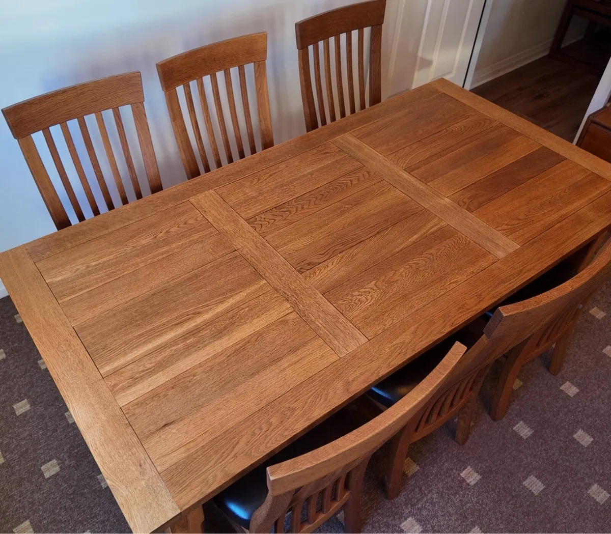 Dining Table with Chairs - Image 1