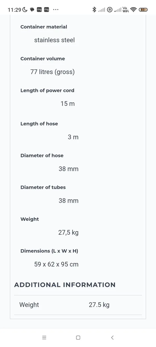 Vacuum cleaner and Grinding machine - Image 4