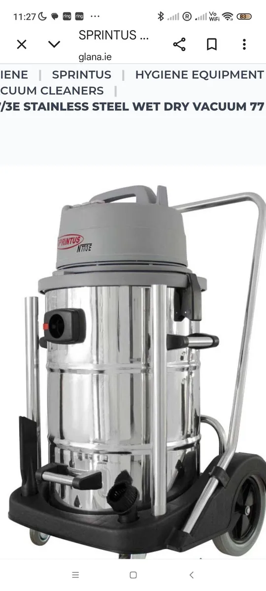 Vacuum cleaner and Grinding machine - Image 1