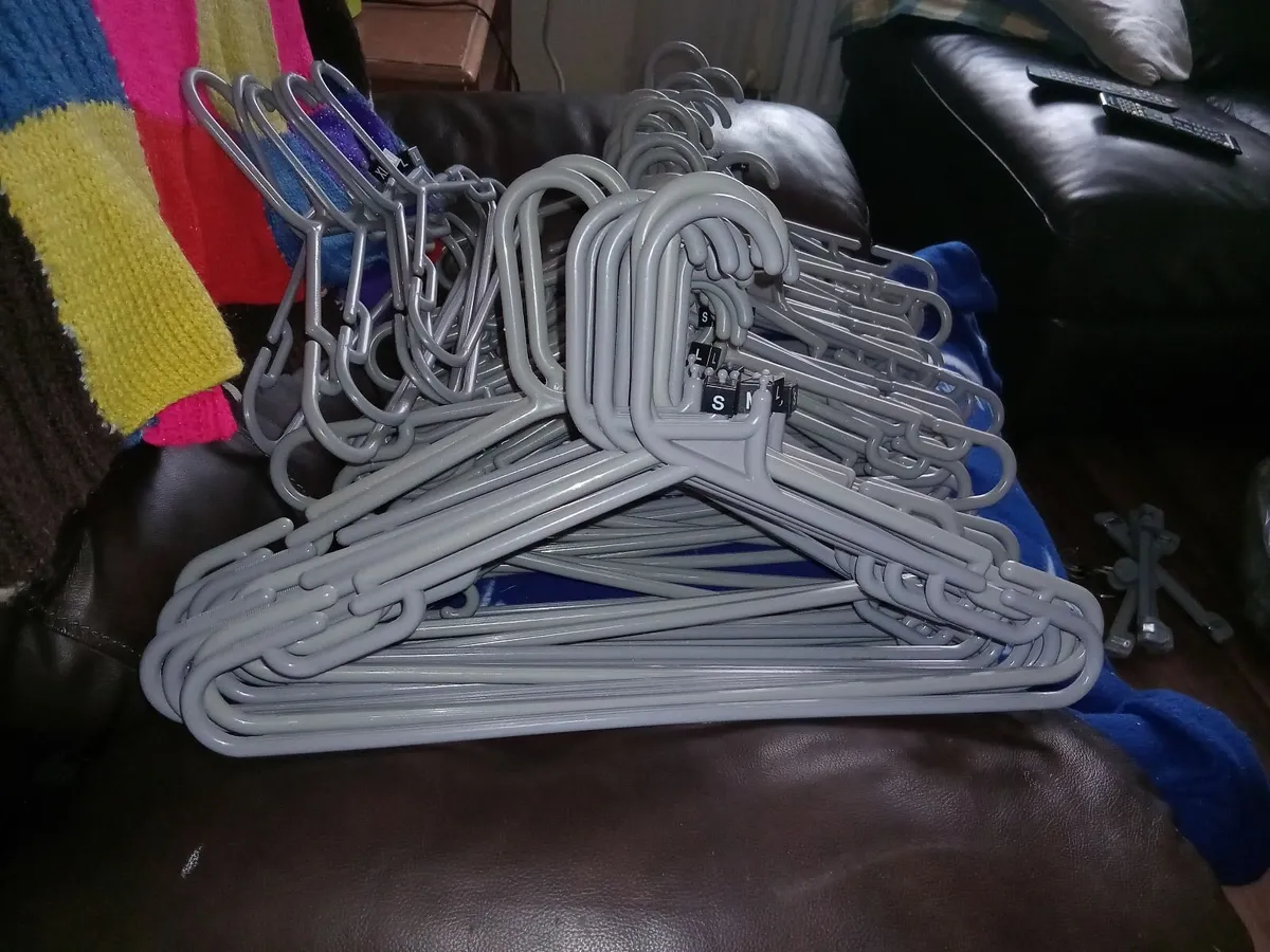 126 CLOTHES HANGERS - Image 1