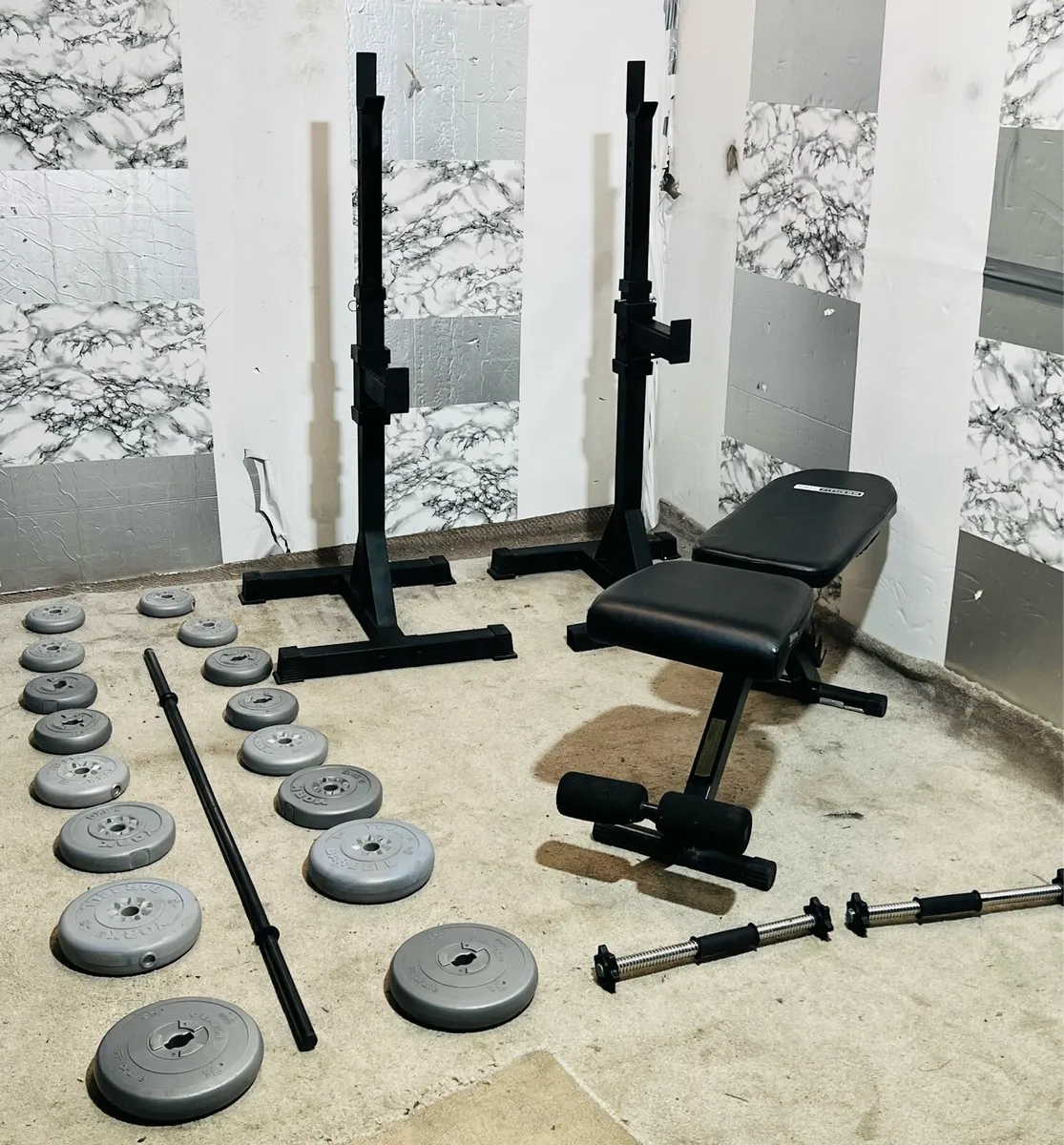 RACK STANDS WEIGHTS BARBELL DUMBBELLS - Image 3