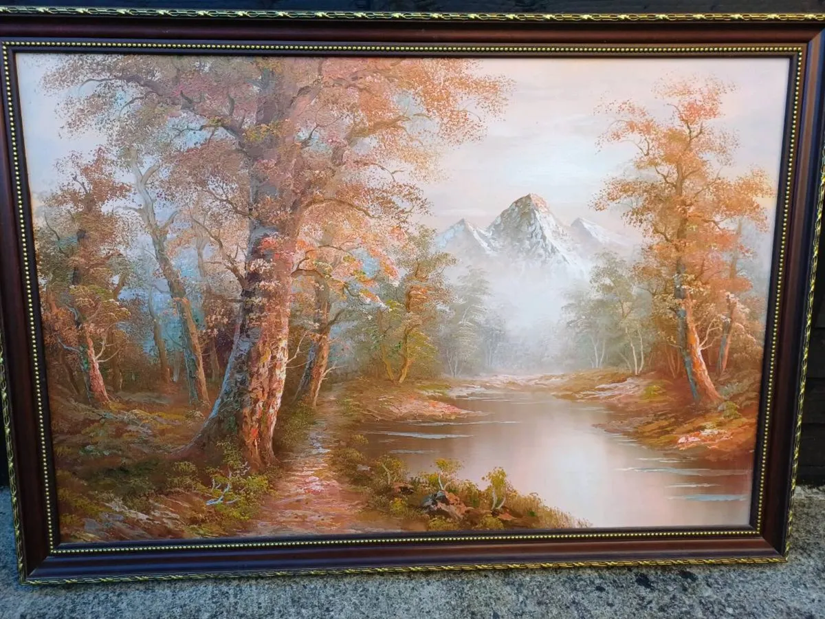 Vintage Roger Brown Oil On Canvas Painting - Image 3