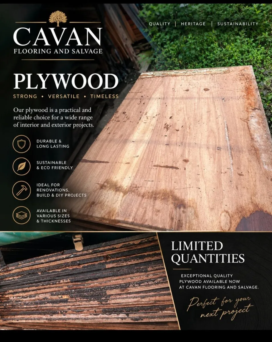 ✨ QUALITY PLYWOOD AVAILABLE AT CAVAN FLOOR - Image 1