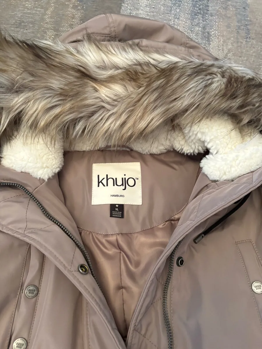 Khujo Hambourg Parka Coat 14-16UK like new - Image 3