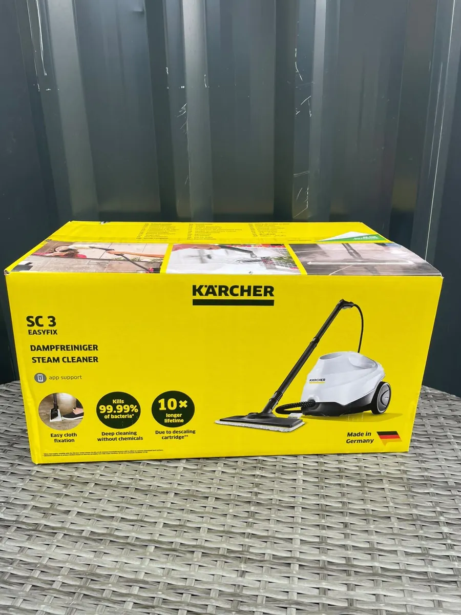 Writing
Kärcher SC 3 EasyFix Steam Cleaner – Power - Image 1