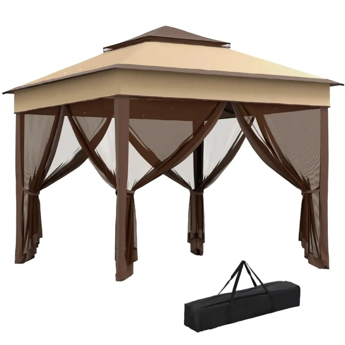 3 x 3(m) Pop Up Gazebo, Height Adjustable Instant - Image 1