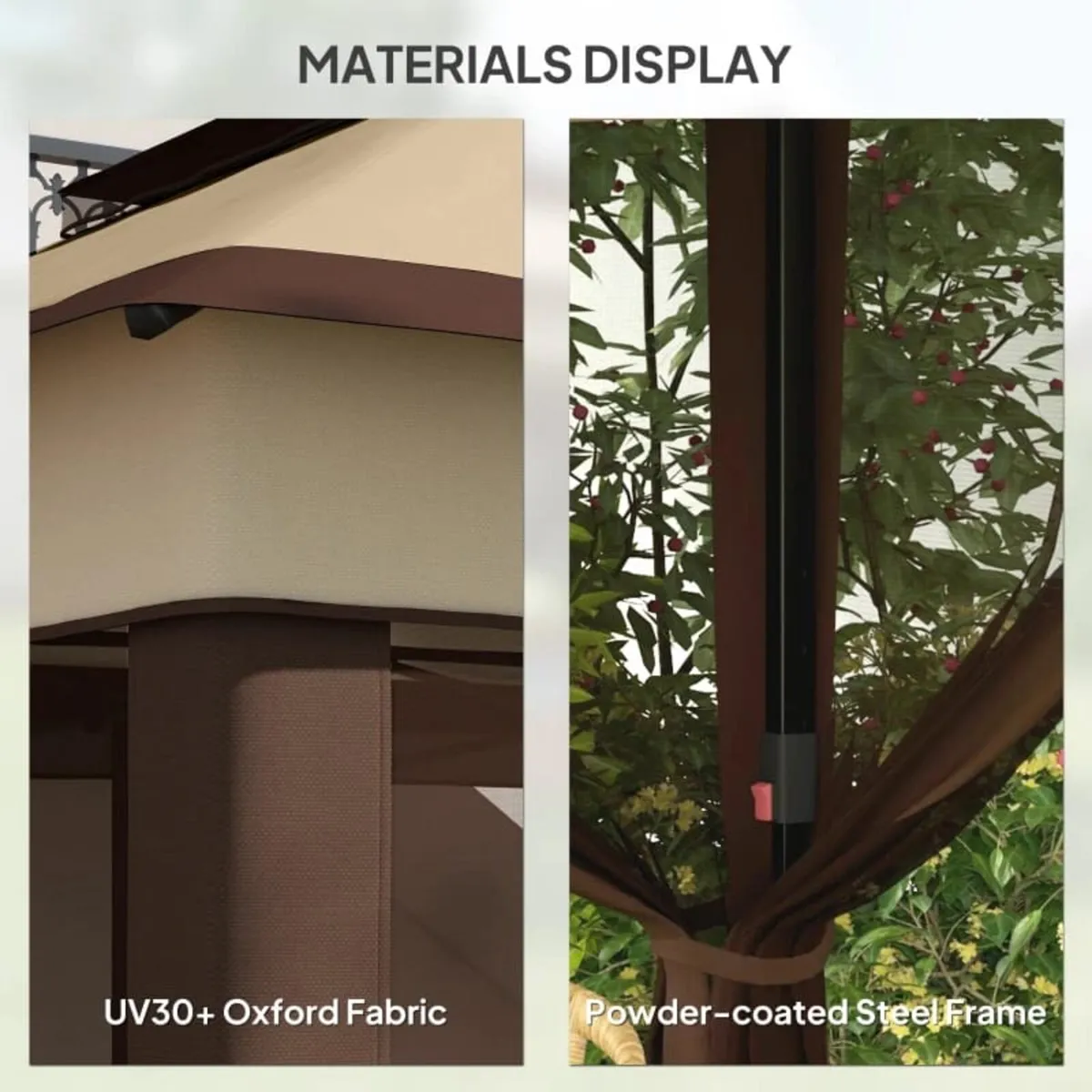 3 x 3(m) Pop Up Gazebo, Height Adjustable Instant - Image 4