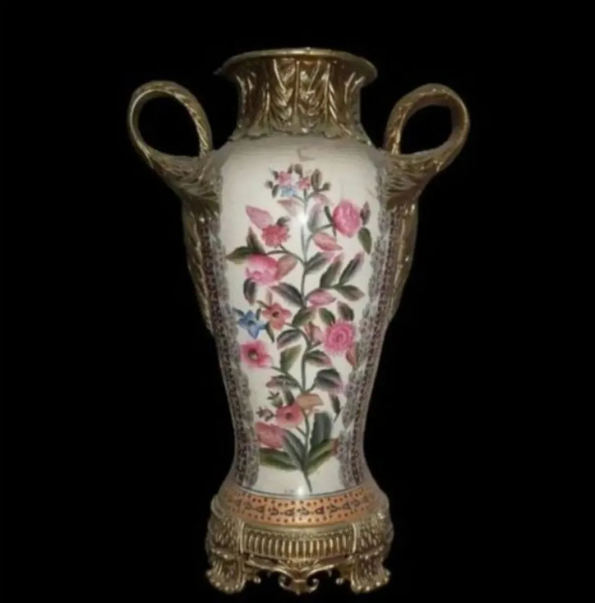 Pair Of Vintage Decorative 'Floral'Vase's - Image 3