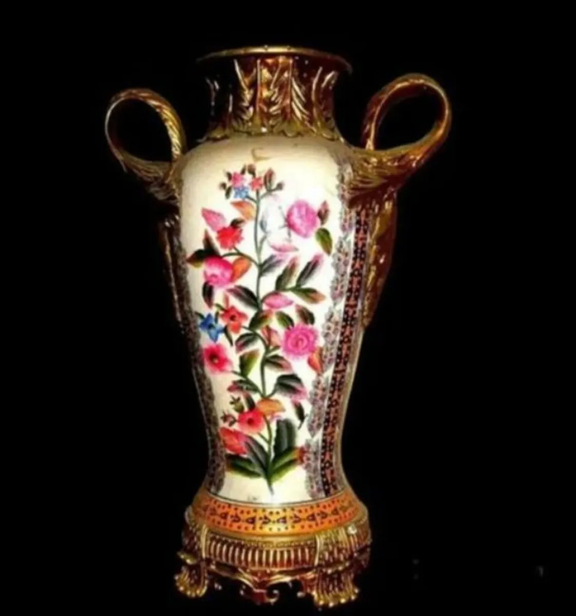 Pair Of Vintage Decorative 'Floral'Vase's - Image 4