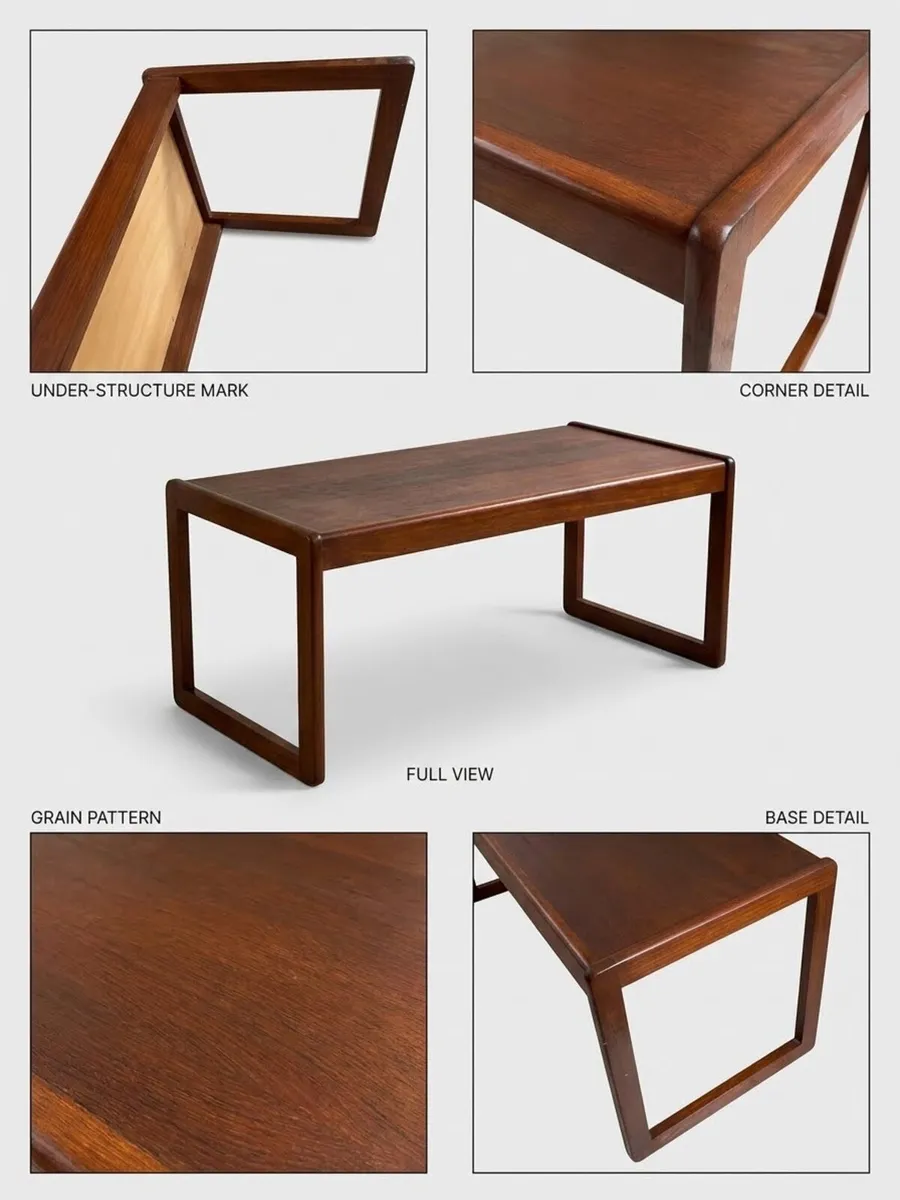 Mid Century Teak Coffee Table - Image 2