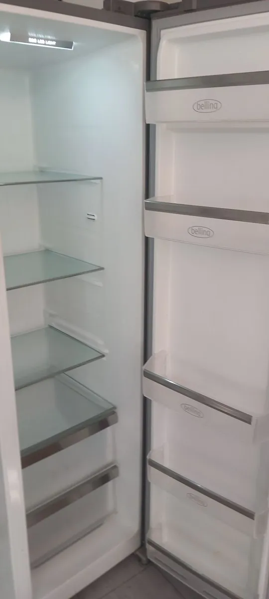 LARGE AMERICAN STAINLESS STEEL FRIDGE/FREEZER - Image 4