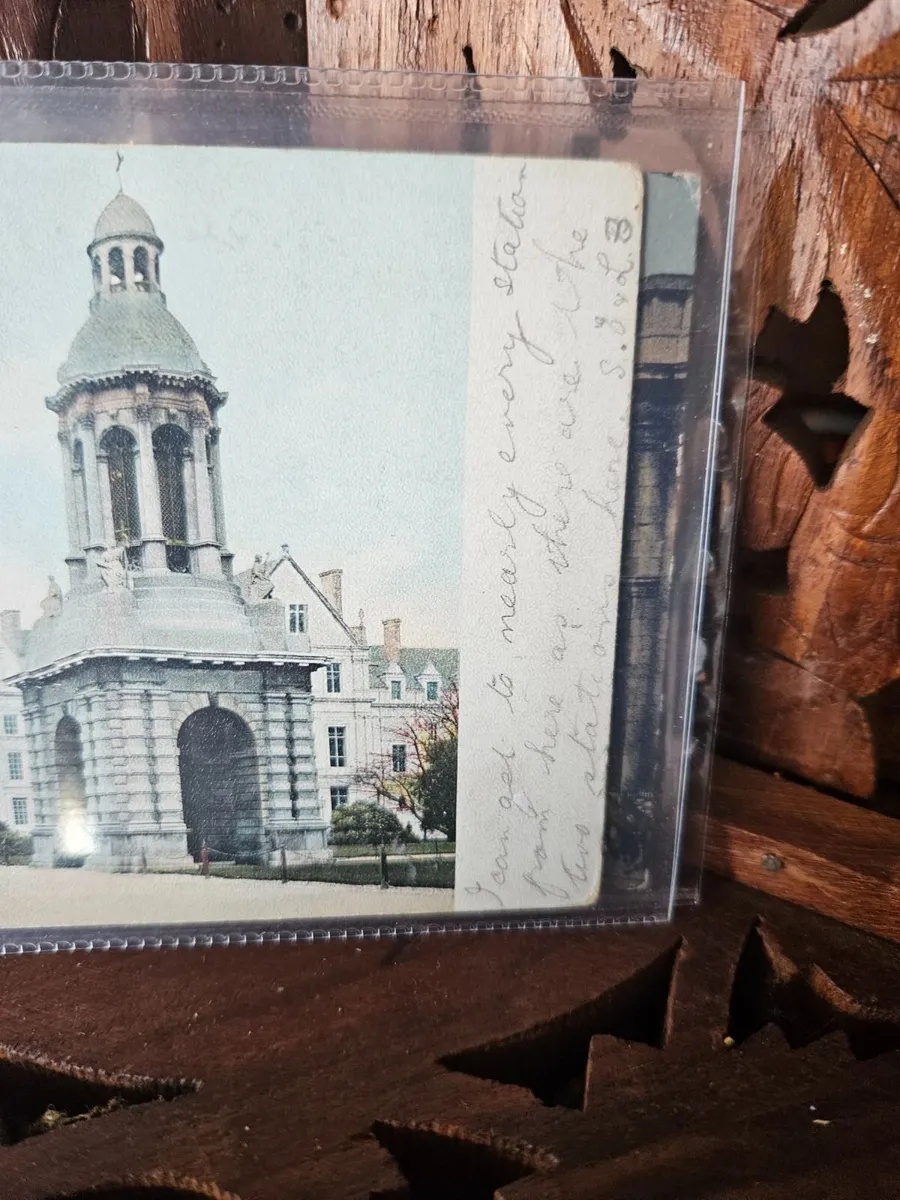 Vintage Postcard Trinity College Dublin - Image 2