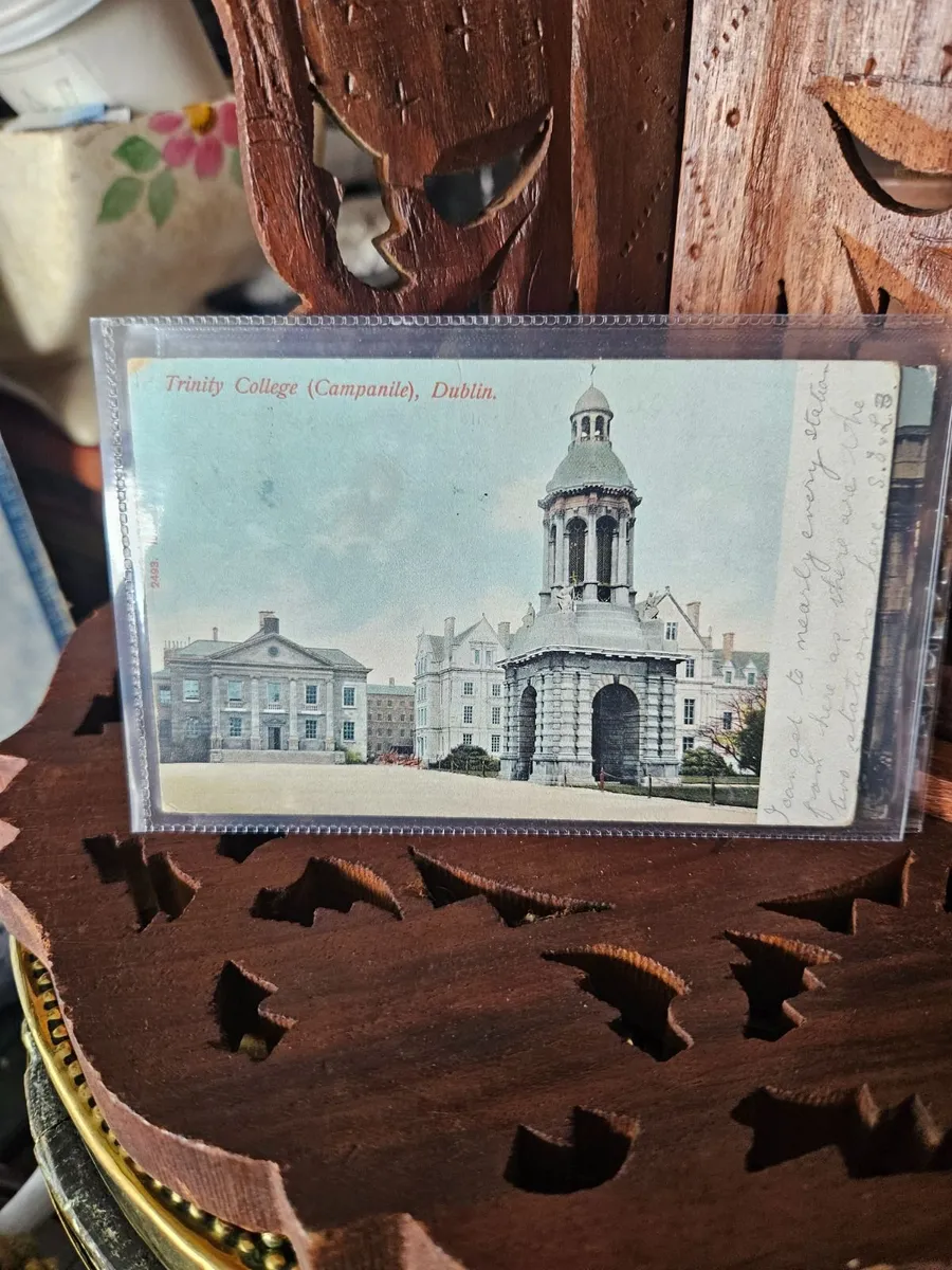 Vintage Postcard Trinity College Dublin - Image 1