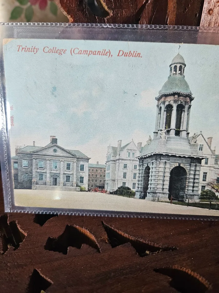 Vintage Postcard Trinity College Dublin - Image 3